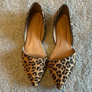 Jcrew leopard flats